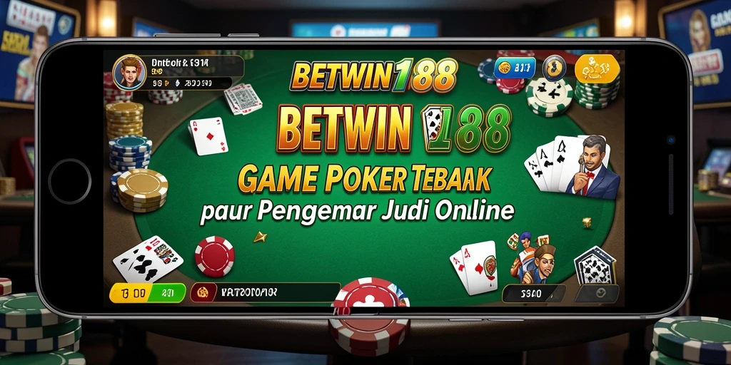 Tampilan gameplay Poker yang seru dan menegangkan di BETWIN188.