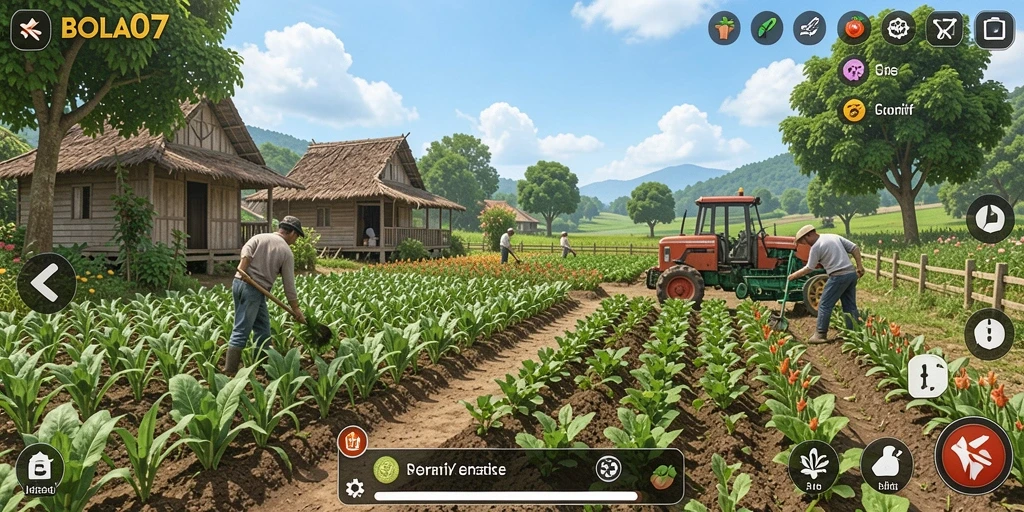 Tampilan gameplay BOLA07 yang mendalam dan interaktif.