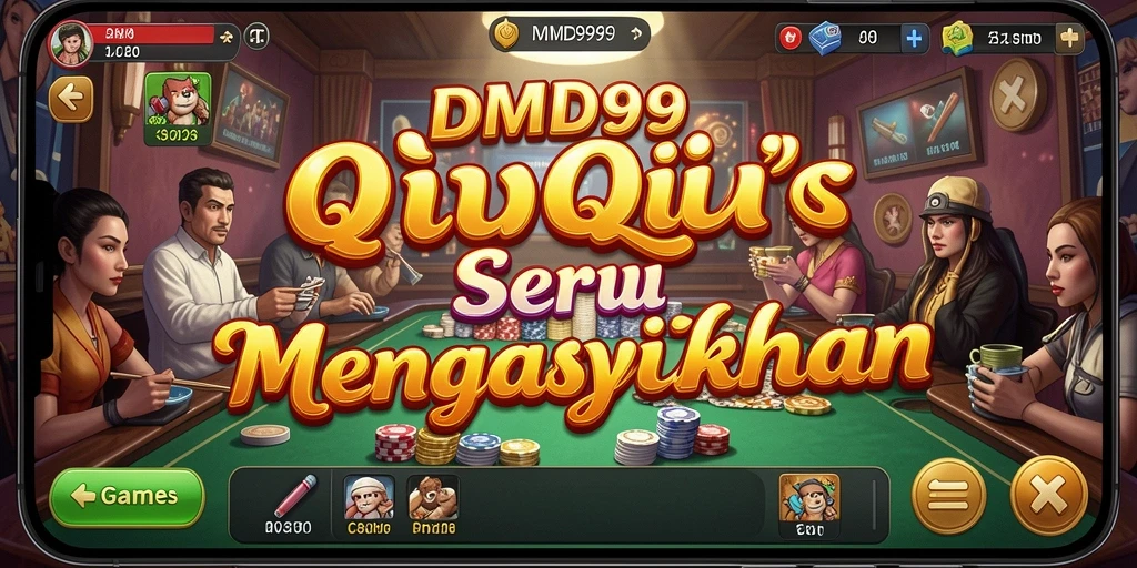 Tangkapan layar gameplay QiuQiu yang seru dan menantang.
