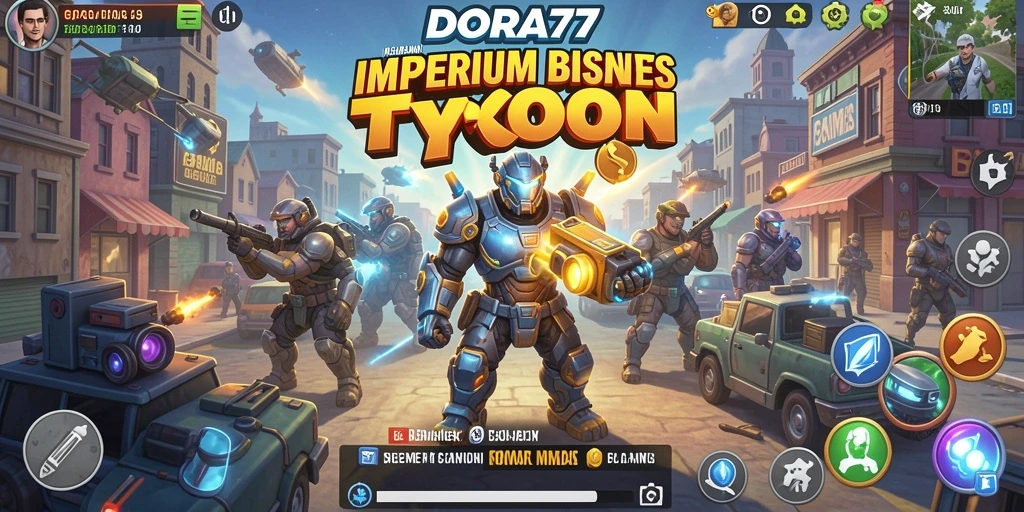 Tampilkan momen seru saat membangun imperium bisnis Anda di DORA77.