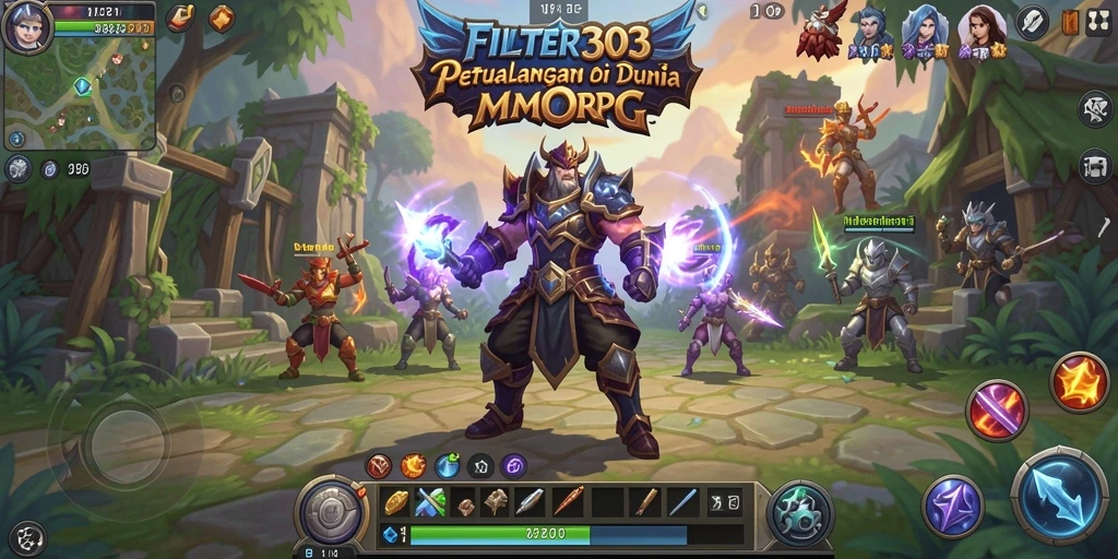 Gameplay seru dengan petualangan di dunia fantasi.