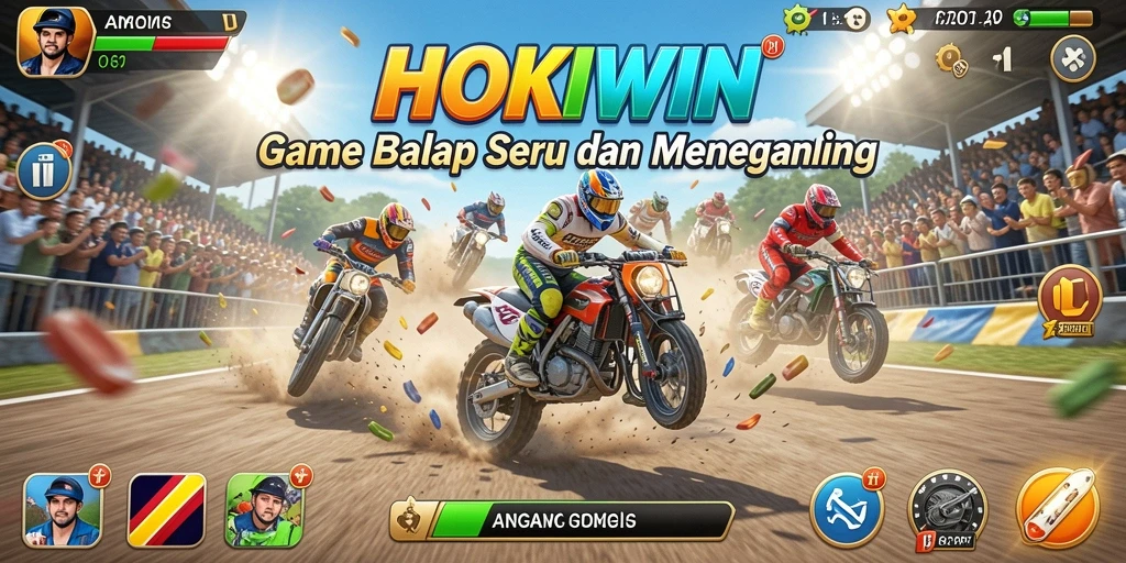 Tampilan gameplay HOKIWIN yang seru dan menegangkan.
