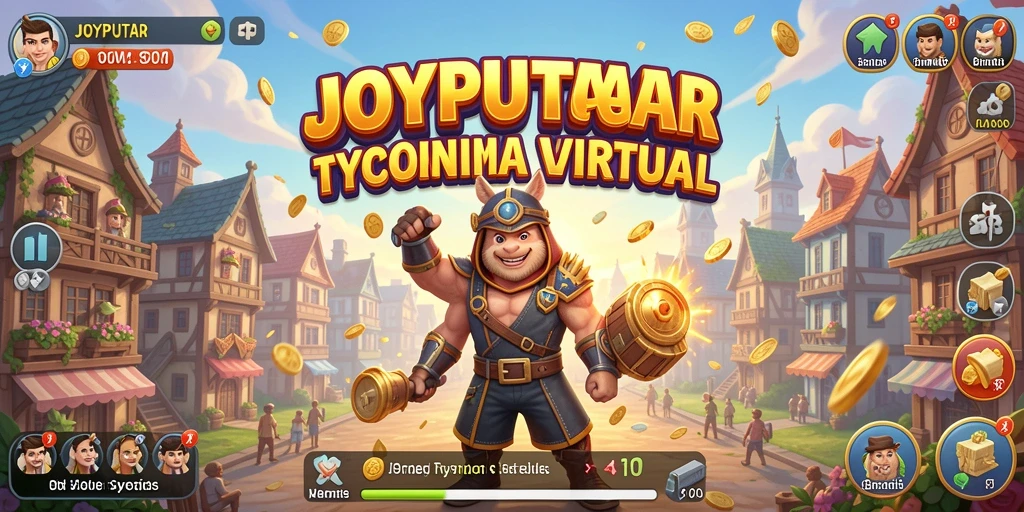 Tangkapan layar gameplay <strong>JOYPUTAR</strong> yang menampilkan keseruan membangun bisnis.