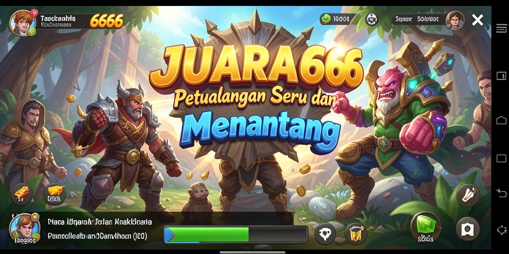 Tangkapan layar gameplay JUARA666 menampilkan petualangan seru dan grafik menakjubkan.