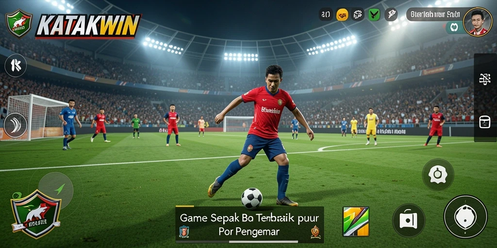 Tampilan gameplay KATAKWIN yang mendebarkan dan realistis.
