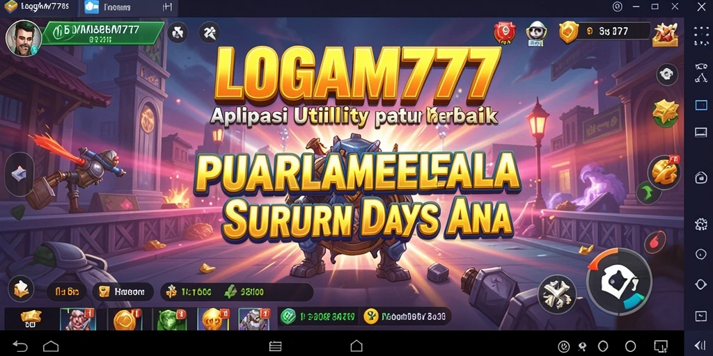 Tampilan antarmuka LOGAM777 yang user-friendly dan informatif.