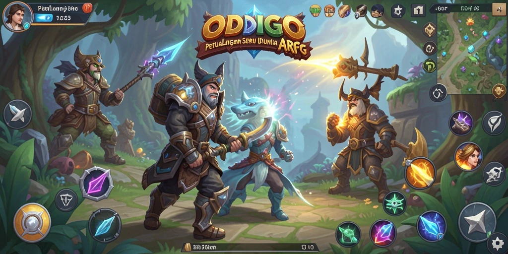 Gameplay menarik dalam ODDIGO dengan aksi seru.