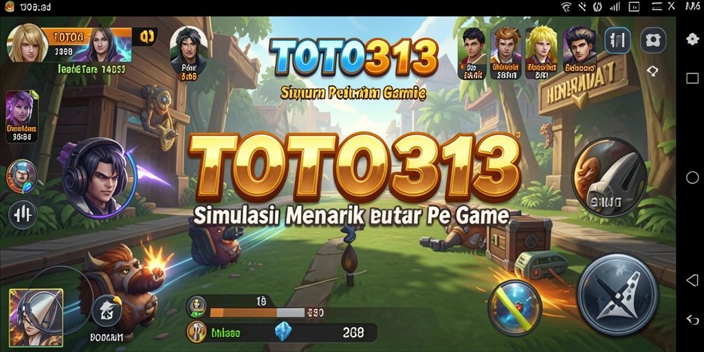 Menampilkan gameplay menarik dari TOTO313 dalam simulasi kehidupan.