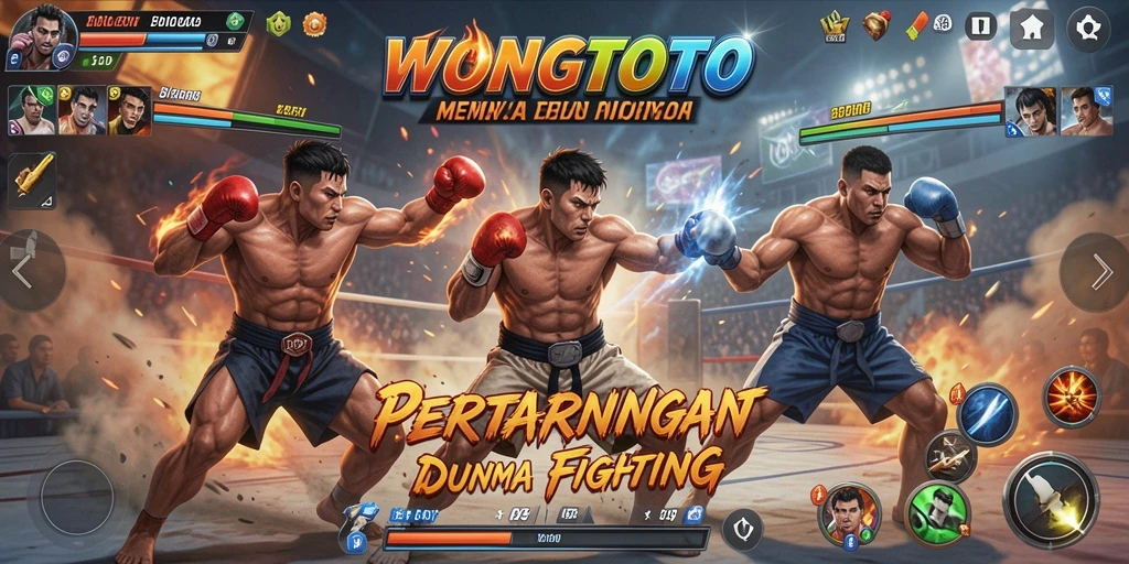 Gameplay WONGTOTO yang seru dan mendebarkan dalam pertarungan.